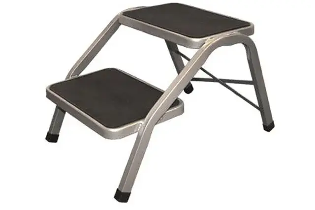 Doppeltrittstufe H.A.B.A. Bermuda 38,1 x 20,5/38,0 x 63,4 cm Traglast 150 kg Kostenfreie Lieferung