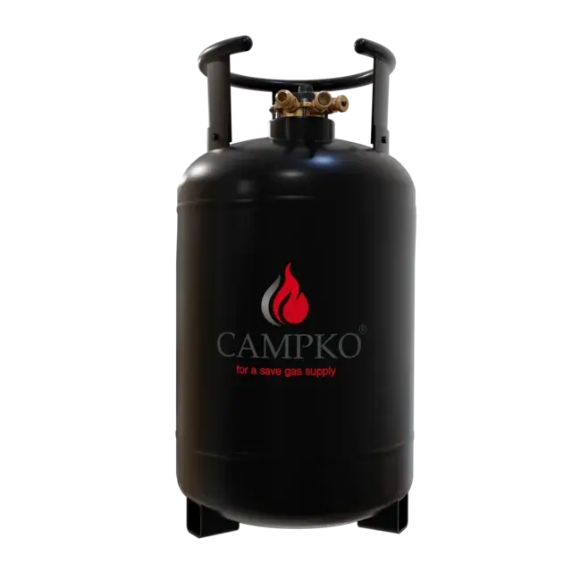 Schnäppchen Gastankflasche LPG 30 L / 12.5 kg mit 80% Füllstopventil
