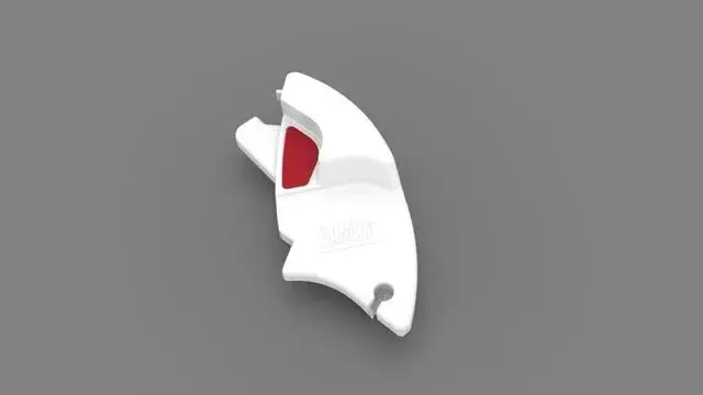 Endkappe links Frontblende Polar white zu Markise F 65 S 260-400 Super-Preis
