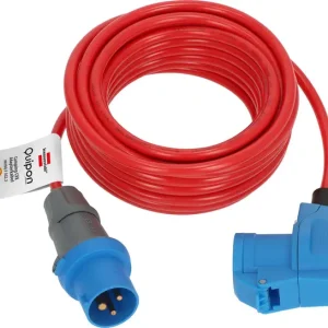 Markenware Verlängerungskabel Quipon REACH BQ10 m 3 x 2,5 Stecker CEE Winkelkupplung CEE