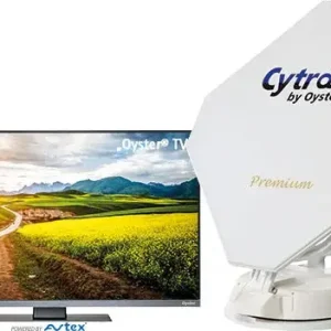 Heißes Angebot Satanlage automatisch Oyster Cytrac DX Single LNB inkl. Oyster TV 27 Zoll