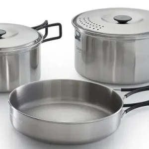 Preisreduziert Camping-Kochgeschirrset CAMPINGAZ 5-tlg. 2 Töpfe, 2 Deckel, 1 Pfanne