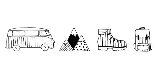 Autoaufkleber Advanture Shop Mountain Set schwarz Nur Für Kurze Zeit