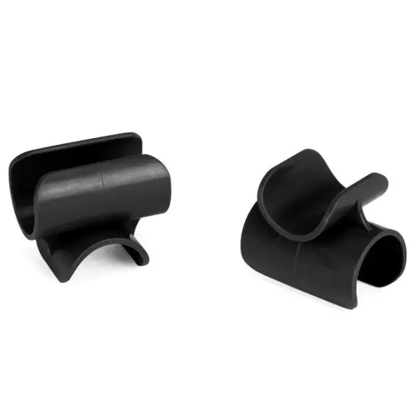 Sonderangebot Clips für Fußauflage, schwarz 4er-Set