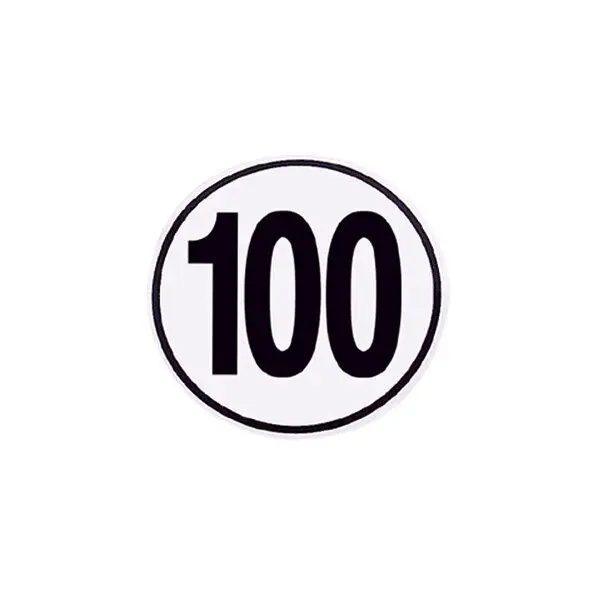 Bestseller Schild 100 km/h