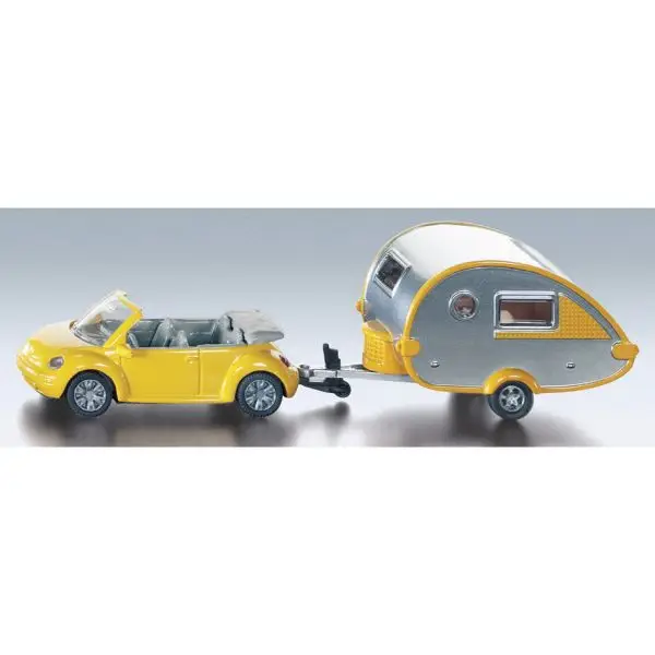 Begrenztes Angebot VW Beetle Cabrio mit Tab-Wohnwagen