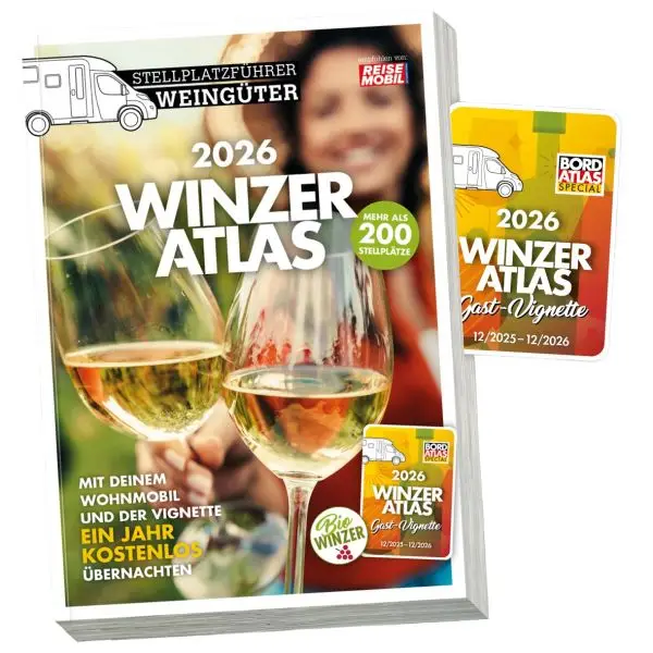 Kracherpreis Stellplatzführer Weingüter – Winzeratlas