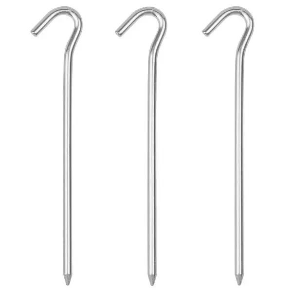 Billig Erdnagel Alu, 18 cm, 3er-Set