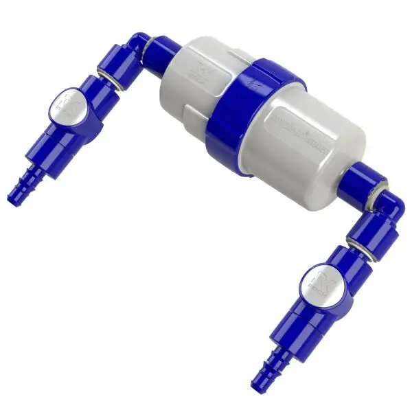 Nur Heute Wasserfilter mit Einbauset myclean®water sterile Schlauch