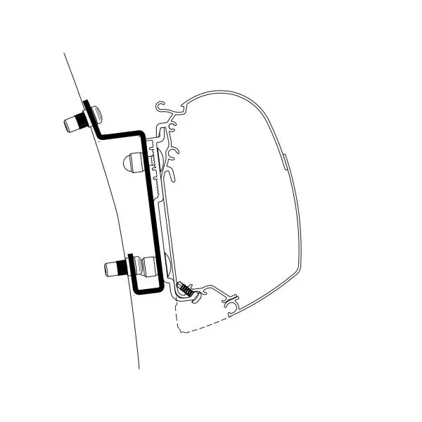 Adapter für Ford Transit ab Bj. 2014/05 High Roof H3 zu TO Serie 5 Saisonangebot