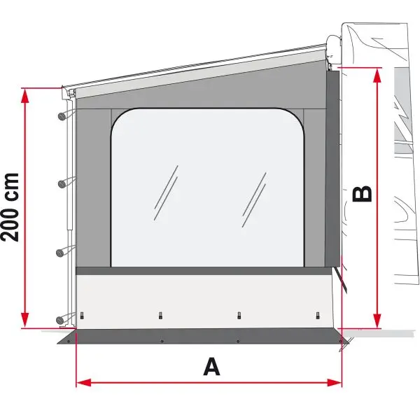 Seitenwand Side W Pro F80L XL Echt