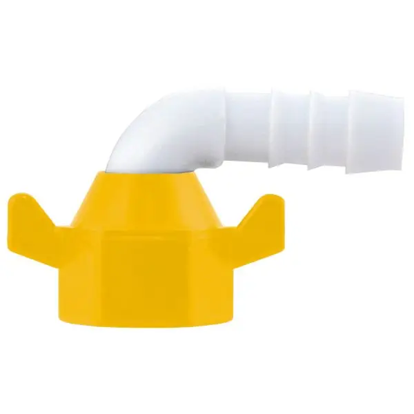 Aufschraubtülle WeißGELB 90° ½" Schnäppchen