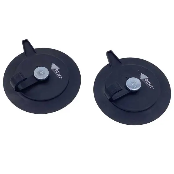 Top-Angebot Teller-Magnete 2 Stück, schwarz, ø 125 x 8,5 mm