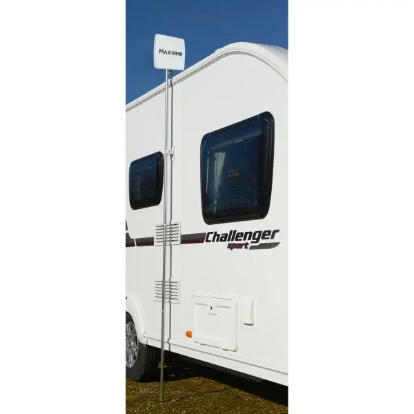 Mast mit Seitenwandhalterung zu Routerset Maxview Roam Basecamp Preisknaller