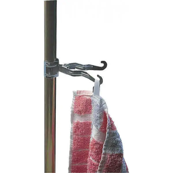 Preiswert Heusser Klemmkleiderhaken 2-fach