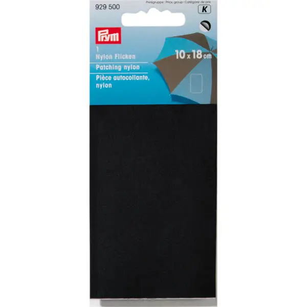 Prym Nylon Reparaturflicken 18 x 10 cm, schwarz Bestpreis