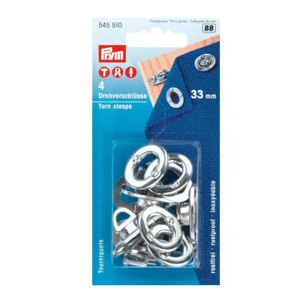 Echt Prym Drehverschlüsse, 4er Set