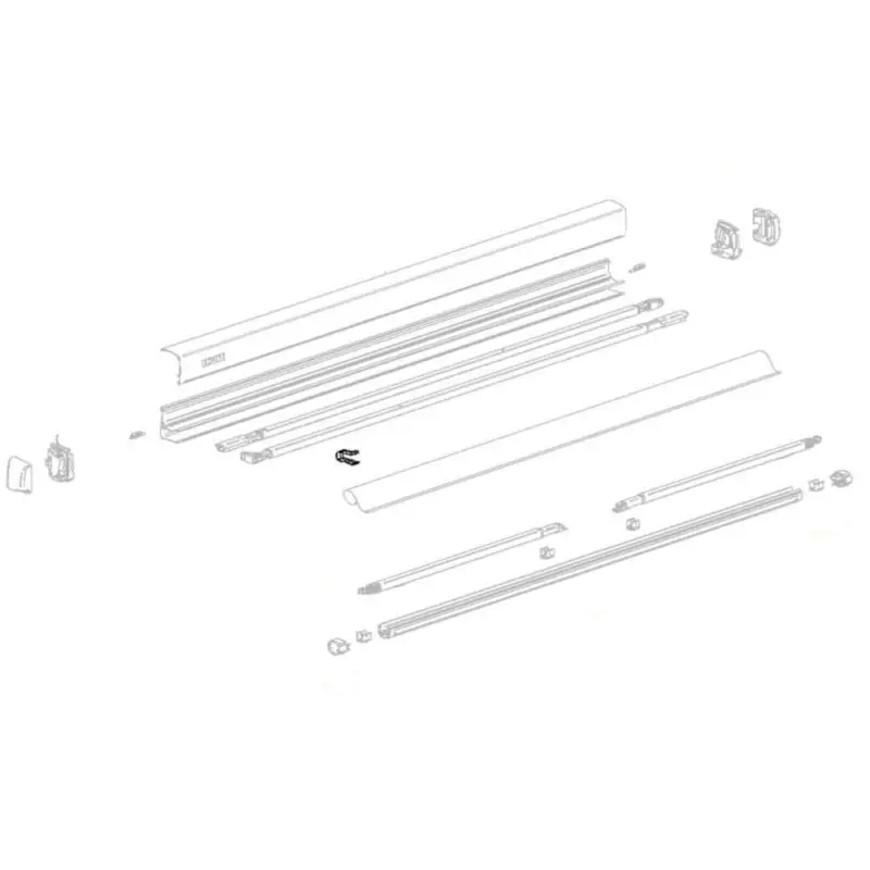 Thule Teleskoparmführung 3 Stück für Omnistor 3200 (Nr. 1500603526) Markenware