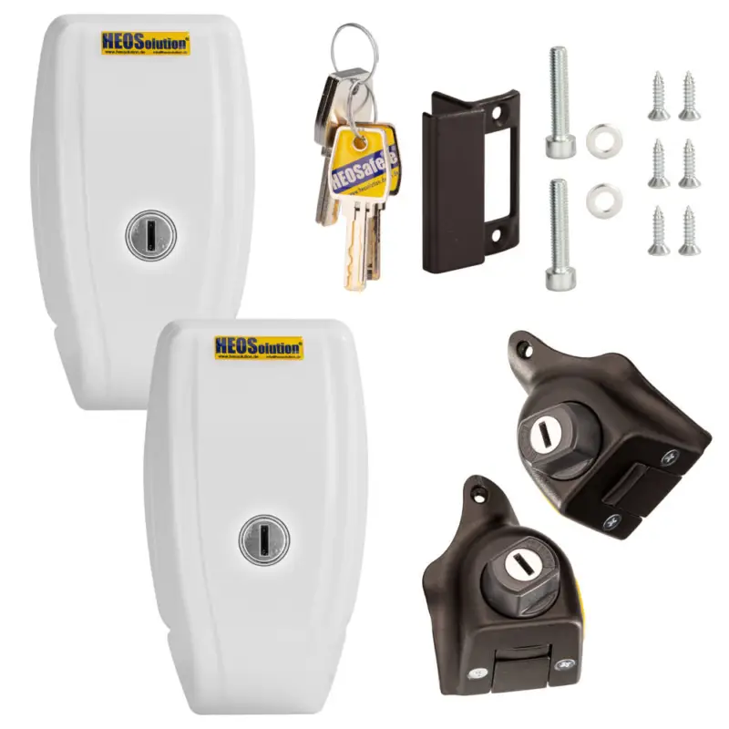 HEOSafe Van Security Paket Fiat Ducato ab 2021-... nach Facelift, weiß Versand Am Gleichen Tag