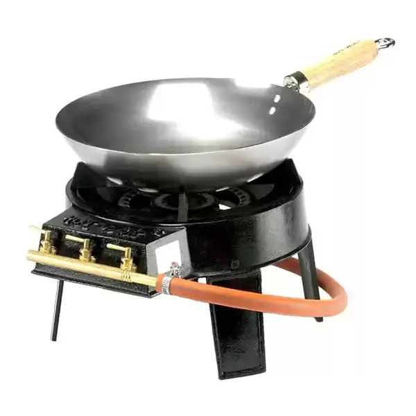 Schnäppchen Hot Wok Gasbrenner inkl. Wokpfanne 7 kW