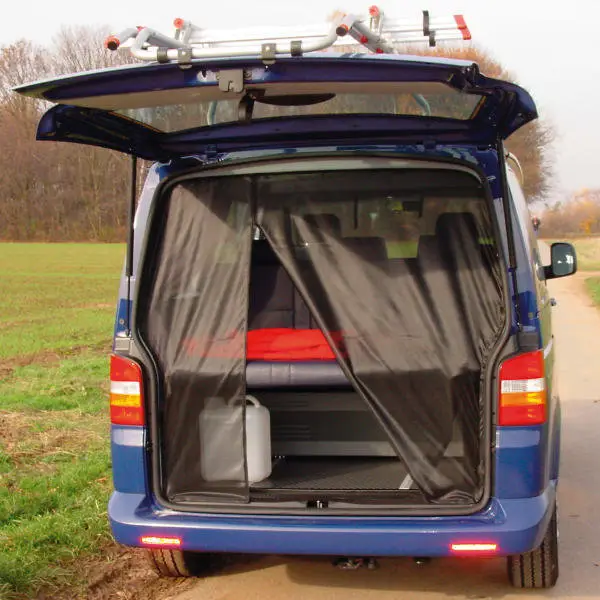 Ausverkauf Carbest Moskitonetz Heckklappe für VW T5/T6 ab Bj. 2003 Gummizug