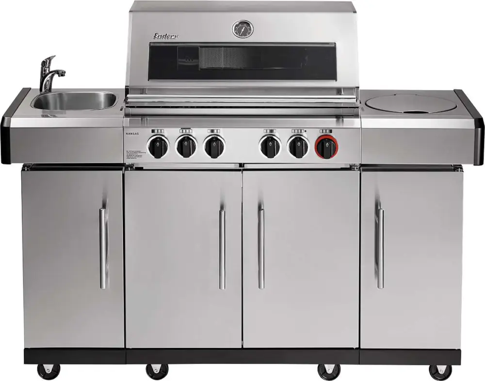 Enders Kansas Pro 4 SIK Profi Turbo Gasgrill 50 mbar Expressversand