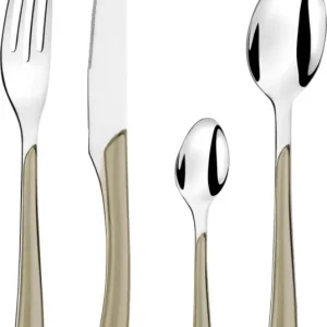 kuppels Edelstahl Besteckset Prisma 24-tlg. taupe Preiswert