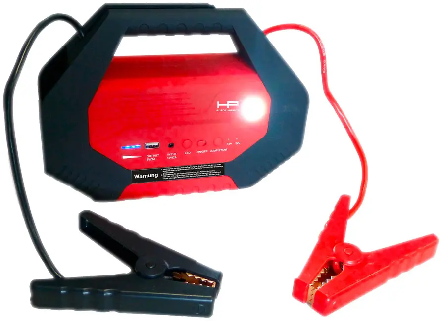 HP Powerpack Jumpstarter inkl. Starhilfekabel und Klemmen 12 / 24 V 1000 A Online Kaufen