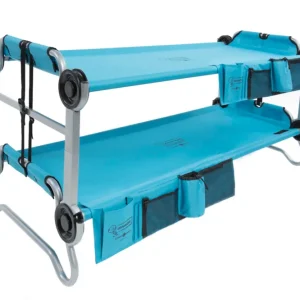Disc-O-Bed Kid-O-Bunk Kinder Camping Stockbett inkl. Seitentaschen Mega-Angebot