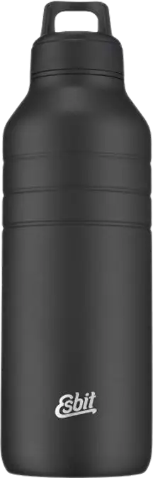 Esbit Majoris Edelstahl Trinkflasche schwarz Markenware