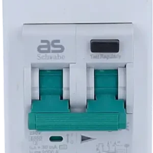 Aktuell AS Schwabe Camping/Caravan Kombination FI Schutzschalter mit LS Sicherungsautomat 230 V / 16 A