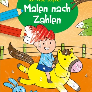 Kangaroo Kinderbücher Malen nach Zahlen - Pony Online Kaufen
