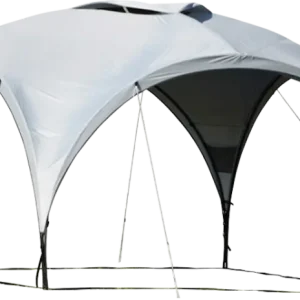 Kracherpreis Wecamp Pavillion Sunshade 350 x 350 cm weiß grau