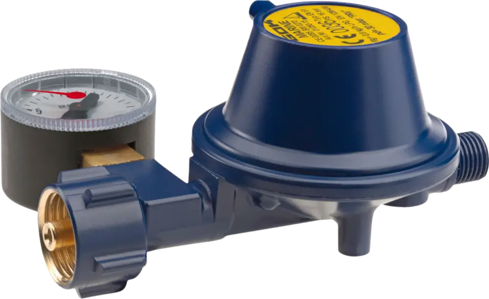 Nur Heute GOK Gasregler EN61 0,8kg/h 30mbarKLF x G1/4LH-KN UForm PRV Man. Mar