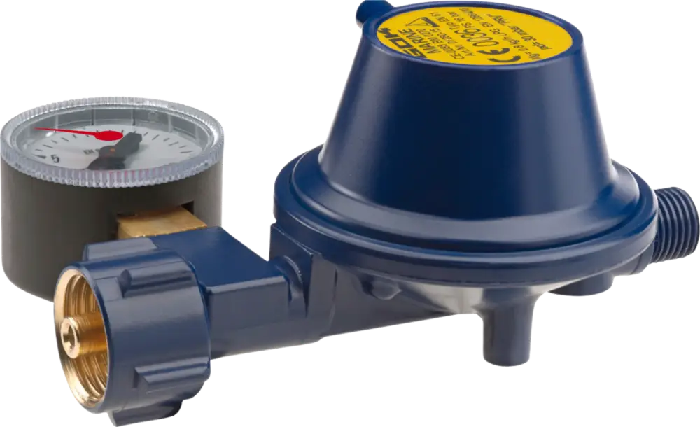 GOK Gasregler EN61 0,8kg/h 30mbarKLF x G1/4LH-KN PRV Man. Marine SV Super-Preis