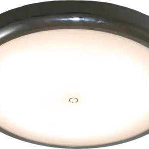Haba Ossona Deckenleuchte LED chrom mit Touch Schalter rund 17,8 cm / 3 Lichtstufen / 12 V Kostenfreie Lieferung