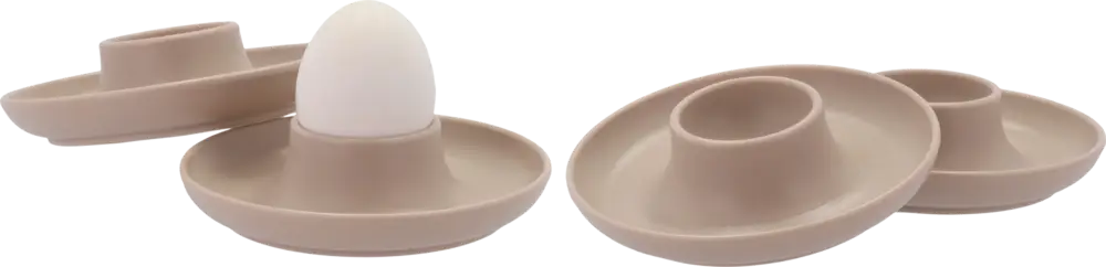 Neu Berger Mali Polypropylen Eierbecher-Set Anti-Slip 4-tlg. passend zum Mali Geschirr-Set