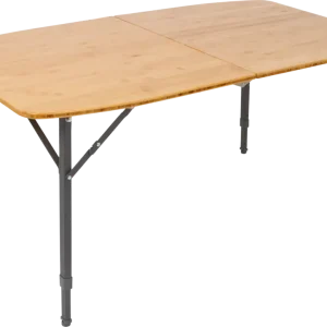 Bo-Camp Campingtisch Urban Outdoor Islington Bambus oval 3-fach höhenverstellbar Nur Für Kurze Zeit