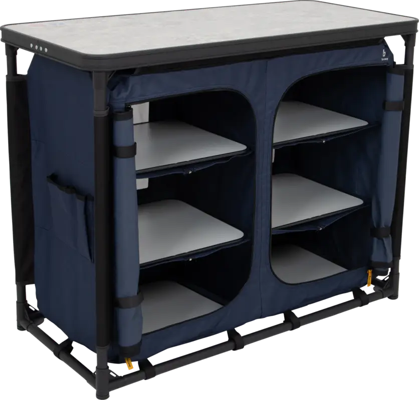 Expressversand Bo-Camp Kochinsel/Faltschrank Industrial Hubbard / Campingschrank