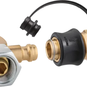 Schnäppchen GOK Steckkupplung-Set Typ SKU-QR zum Verbinden von Schlauchleitungen mit mobilen Gasgeräten G 1/4 LH-KN aufSKU und STN x G 1/4 LH-ÜM 90°