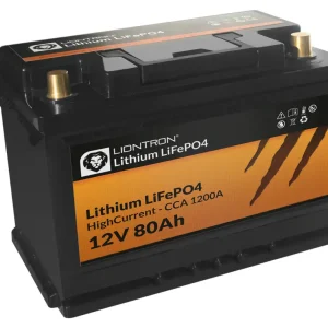 Top-Preis Liontron Lithium-Akku HighCurrent Hochstromfähig 12,8 V / 80 Ah / CCA 1200 A