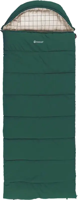 Outwell Camper Prime Schlafsack grün 235 x 90 cm inklusive Kissen Versand Am Gleichen Tag