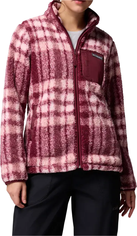 Kostenloser Versand Columbia West Bend Print II Damen Fleecejacke