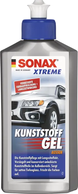 Sonax Xtreme Kunststoffgel Außen für Außenbereich von Fahrzeugen 250 ml Preisreduziert
