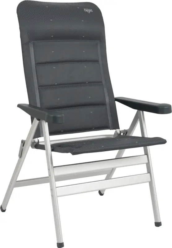 Crespo AL/238 XL Deluxe Klappstuhl 7-fach verstellbar dunkelgrau Begrenztes Angebot
