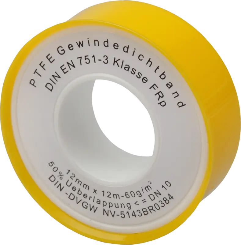 Solange Der Vorrat Reicht SWG Gewindedichtband 12 mm x 12 Meter weiß