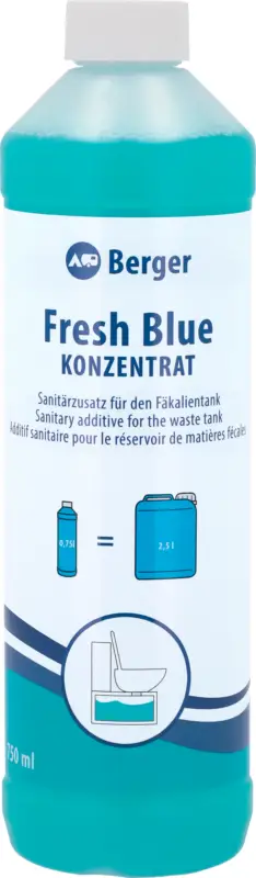 Berger Fresh Blue Konzentrat 750 ml - Sanitärzusatz für den Fäkalientank Billig