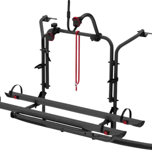 Meistverkauft Fiamma Carry Bike Ford Custom Fahrradträger für 2 Fahrräder / E-Bike geeignet Deep Black