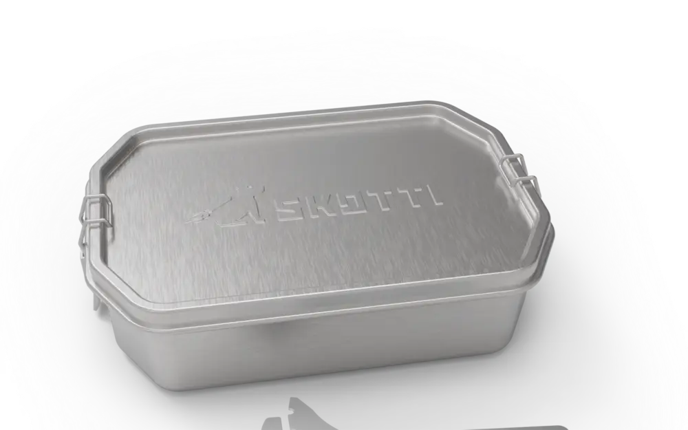 Preisknaller Skotti Multifunktionsbox Boks für Skotti Grill inklusive Hebezange stapelbar