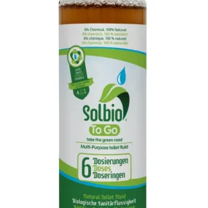 Solbio ToGo nachhaltige Sanitärflüssigkeit Toilettenpflege mit Eukalyptus und Orangenduft 0,25 Liter Bestpreis